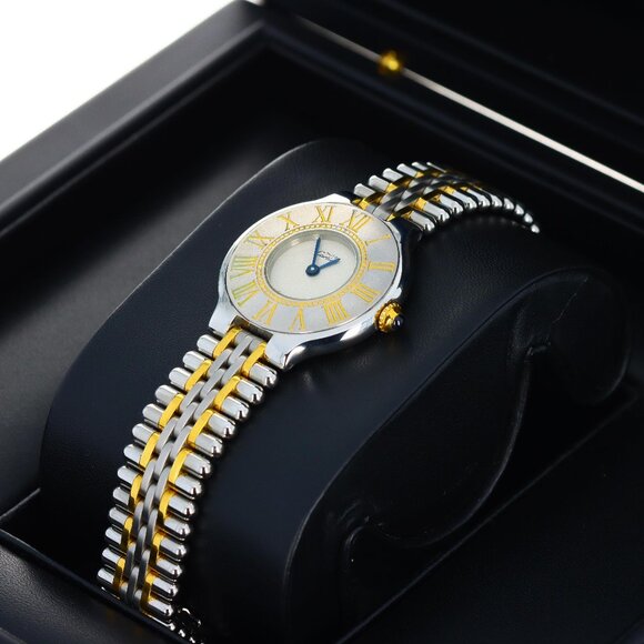 Cartier W10051F4 Must 21 de Cartier Ladies Two-Tone Bullet Edition 18kt Yellow G - Picture 8 of 8